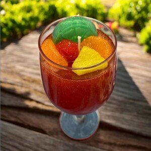 Hand Crafted 12 oz. Sangria Wine Candles
